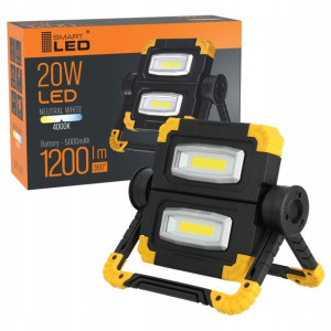Halogen LED naświetlacz budowlany akumulatorowy