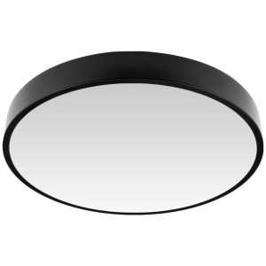 Panel Led Natynkowy Plafon Lampa 24w 30cm Czarny