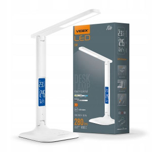 LED Lampka biurkowa VIDEX-DESK-LAMP-RIO-WHITE