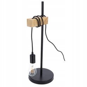 Lampa stołowa SCANDI - Drewno - LED E27