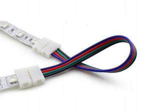 Złączka do taśm LED RGB z kablem TAŚMA + TAŚMA