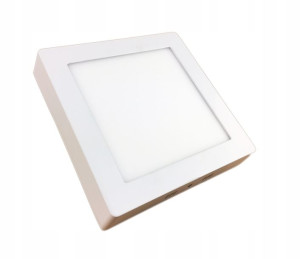 Panel Led Natynkowy Plafon Sufitowy Kwadat 12w