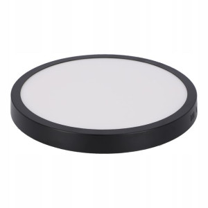 Panel Led Natynkowy Plafon Lampa 24w Czarny