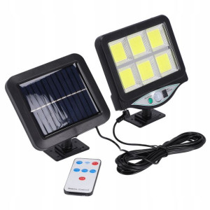 Lampa Solarna Z Czujnikiem Ruchu Zmierzchu 120 Led