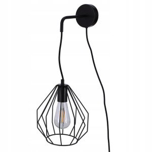Lampa ścienna kinkiet na ścianę Loft Diament E27