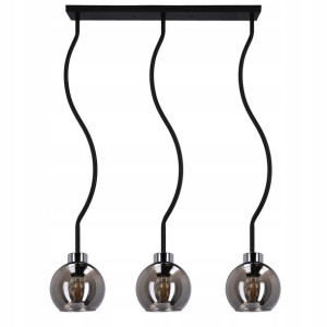 Lampa sufitowa wisząca GLAMOUR POTRÓJNA E27 LED