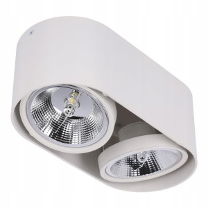 Oprawa Natynkowa 2x Ar111 Tuba Led Ruchoma + Gu10