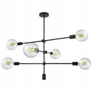 Lampa sufitowa LED PLAFON MODERN żyrandol 6xE27