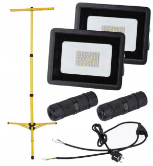 HALOGEN LED STATYW budowlany roboczy naświetlacz