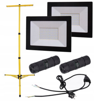 HALOGEN LED STATYW budowlany roboczy naświetlacz