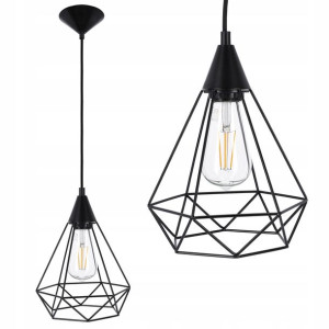 Lampa sufitowa wisząca Diament Loft RETRO