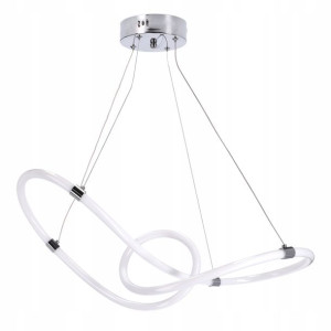 Lampa wisząca wstęga żyrandol LED MODERN 46W CHROM