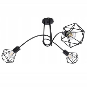 Lampa sufitowa wisząca Diament Loft Żyrandol RETRO