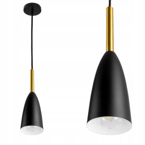 Lampa sufitowa wisząca Loft Żyrandol RETRO CZARNA