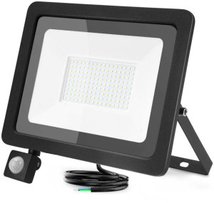 Naświetlacz LED SLIM 100W halogen 4000K czujnik