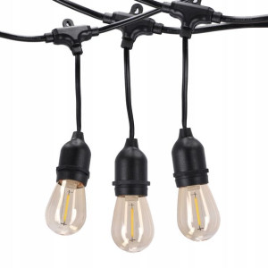 Girlanda Ogrodowa Łańcuch Świetlny 20m 20x Led E27