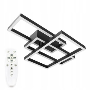 Lampa sufit PLAFON żyrandol LED 160W 3 BARWY PILOT