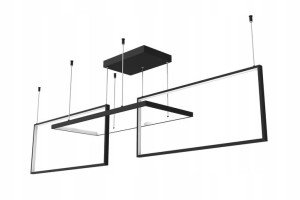 Lampa sufitowa wisząca LED QUADRO żyrandol MODERN
