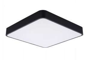 Panel Led Natynkowy Plafon Lampa 40w 40cm Czarny