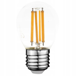 Żarówka G45 4W E27 Clear Edison Ozdobna Filament