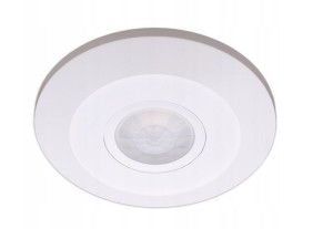 CZUJNIK RUCHU SUFITOWY 360 st natynkowy LED SLIM
