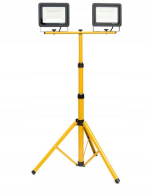 Naświetlacz Halogen Lampa LED 2x 50W + statyw