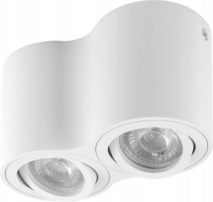 Oprawa NATYNKOWA ruchoma spot 2x GU10 do LED
