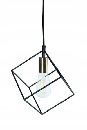 Lampa sufitowa wisząca Edison Loft CUBE E27 LED