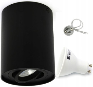 Oprawa Natynkowa Halogenowa Led Tuba Ruchoma +gu10