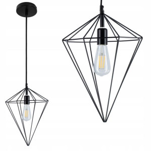 Lampa sufitowa wisząca Diament Loft RETRO