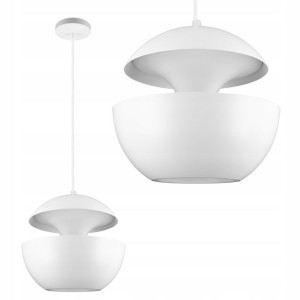 Lampa sufitowa wisząca Loft Żyrandol BIAŁA