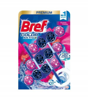 Bref Color Activ+ Świeże Kwiaty Zawieszka Wc 3x50g