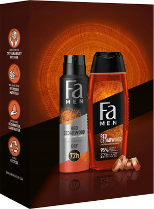 Fa Men Cedarwood Zestaw Żel Dezodorant Prezent