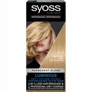 Syoss Farba do włosów 8_11 Bardzo Jasny Blond