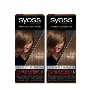 Syoss Farba do włosów 6-8 Ciemny Blond x2