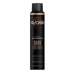 Syoss Brown Suchy Szampon Brąz dla Brunetek 200ml