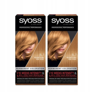Syoss Farba do włosów 8-7 Miodowy Blond x2