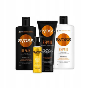 Syoss Repair Szampon Odżywka Eliksir do Włosów