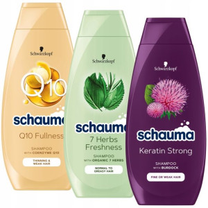 Schauma I Classic Szampon do Włosów 3x400ml