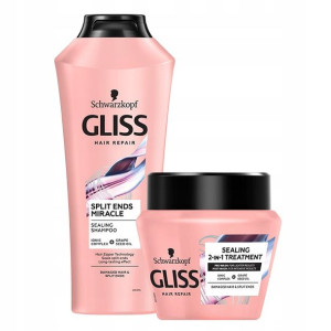Gliss Split Ends Miracle Szampon do Włosów Maska