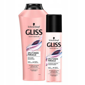 Gliss Split Ends Szampon do Włosów Odżywka Ekspres