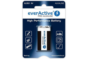 BATERIA everActive Pro Alkaline 6LR61 1pcs BLISTER
