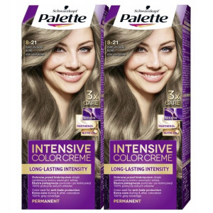 Palette Farba Włosów 8-21 Popielaty Jasny Blond 2x