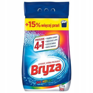 Bryza 4w1 Proszek do Prania Kolor 6,825kg 105 prań