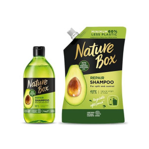 Nature Box Szampon do włosów Olej Awokado +Zapas