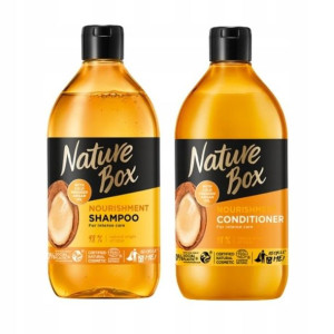 Nature Box Olej Arganu Szampon Odżywka do Włosów