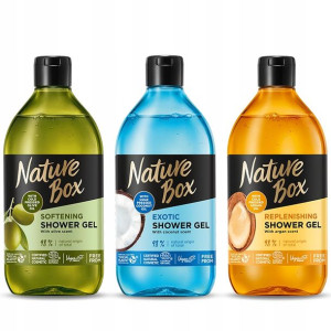 Nature Box Żel Pod Prysznic Oliwka Argan Kokos