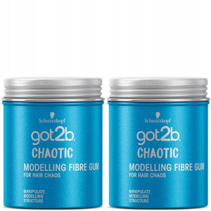 Schwarzkopf got2b Guma do Włosów Chaotic 100ml x2