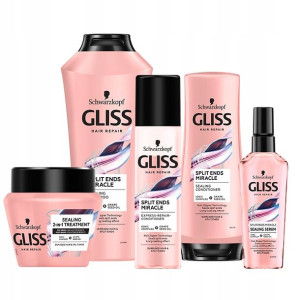 Gliss Split Ends Miracle Zestaw Kosmetyków 5 szt