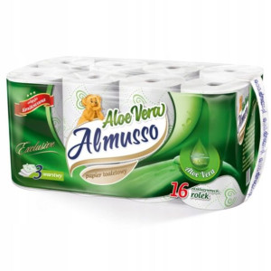 Almusso Papier Toaletowy Aloe Vera 3war 16szt